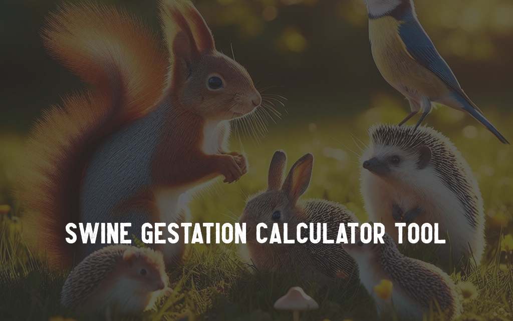 Swine Gestation Calculator – Pigs Tracker